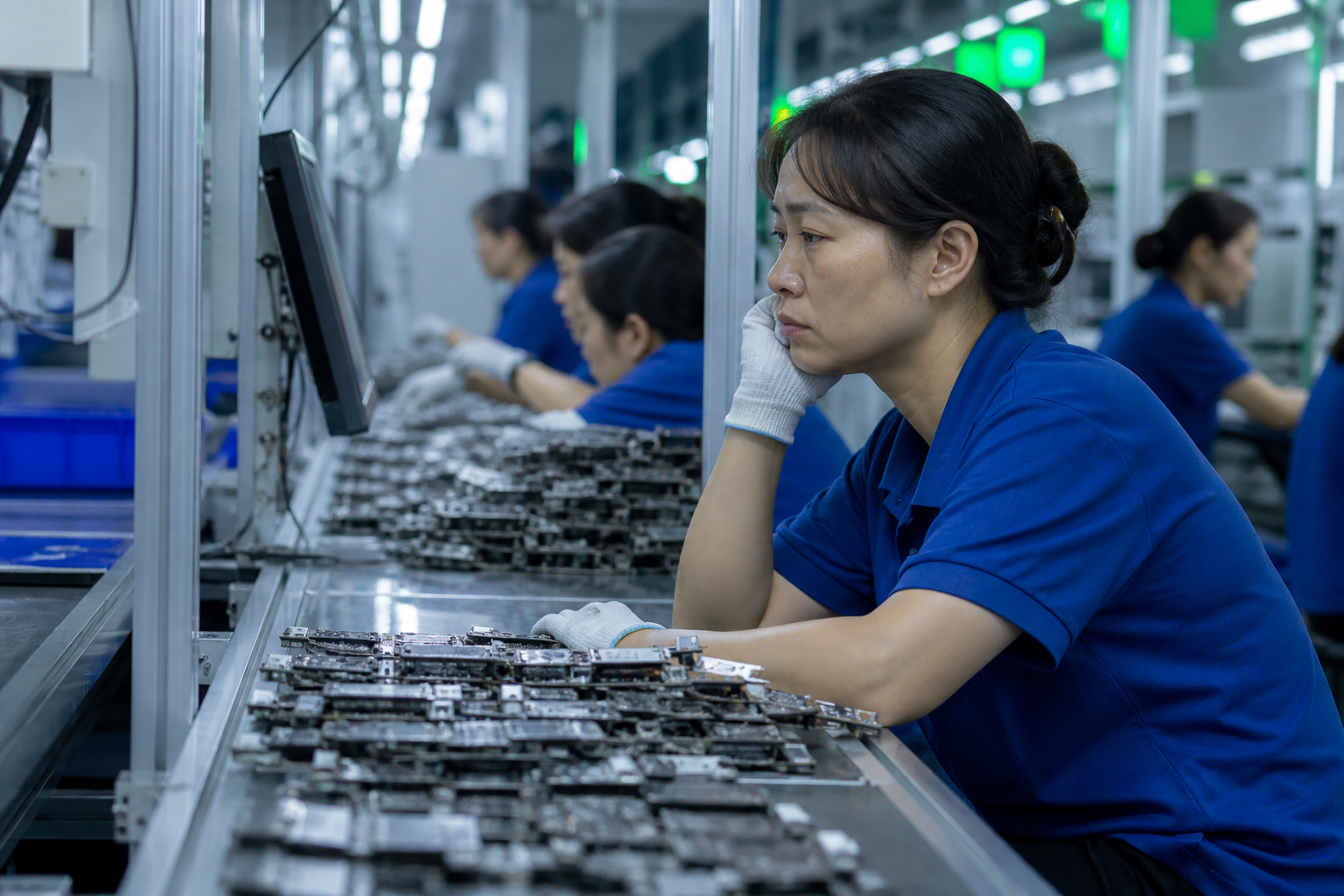 产线因云端推理延迟造成工件堆积