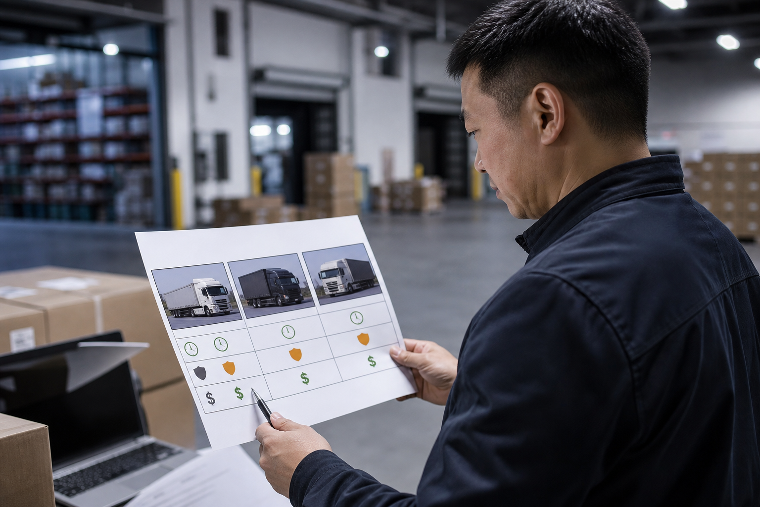 Carrier Comparison: Timeliness, Damage Rate, and Price on One Scorecard