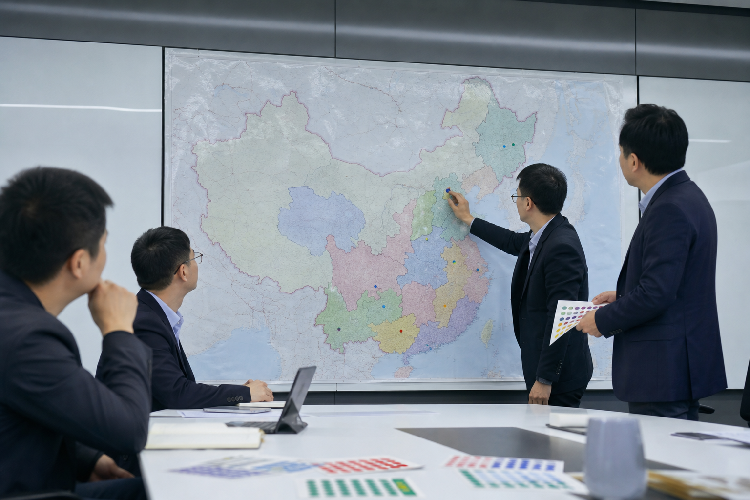 渠道会议用批次贴纸标注区域 exclusive 范围