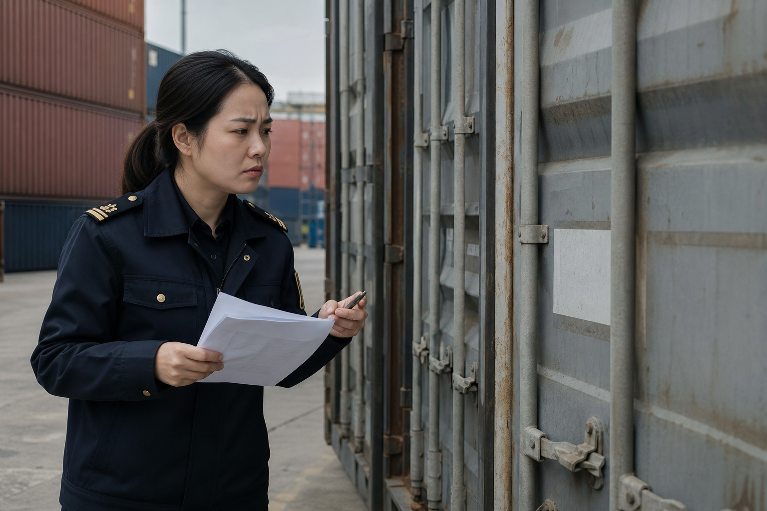 缺少验货报告编号导致无法拦截出运