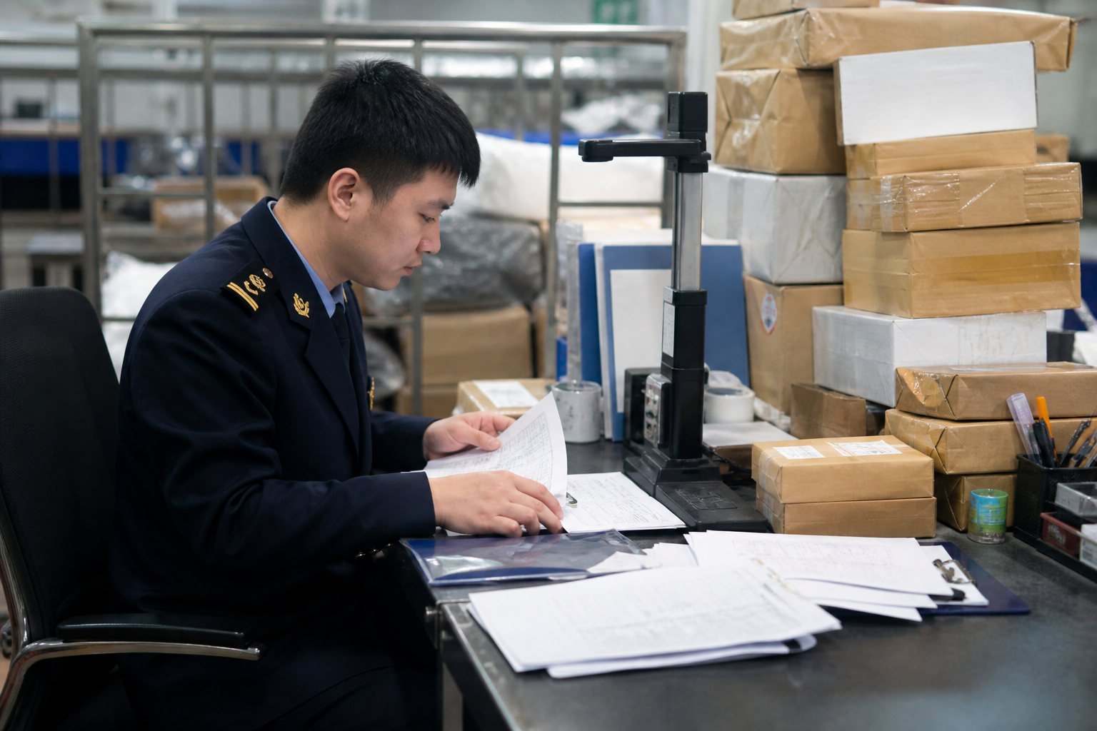 Small parcels and declaration files must co-locate