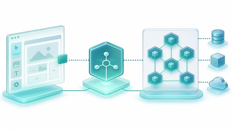 Hybrid architecture diagram API gateway