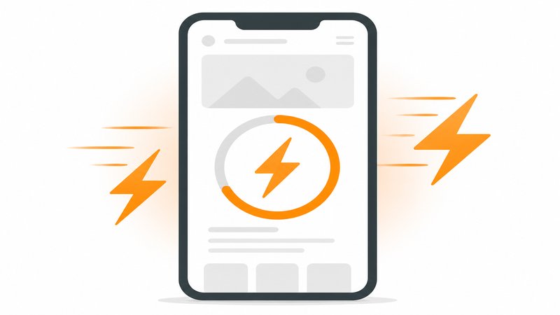 Mobile webpage loading speed visualizati