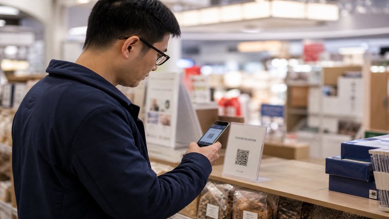 用户在线下门店扫码使用小程序