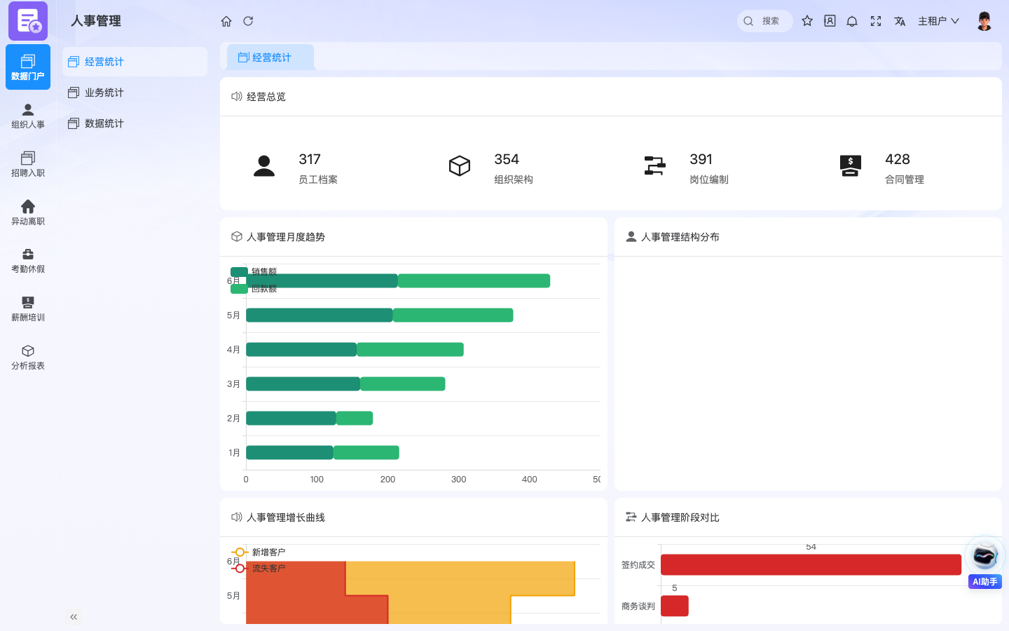 HRM人事管理 应用截图